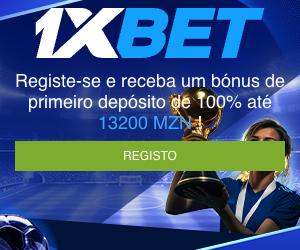1xBet — Bónus de 100% até 13 200 MZN no primeiro depósito